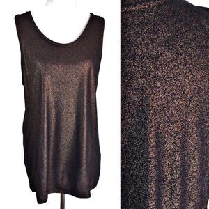 BR Copper Metallic Essential Tank Top Modal XL